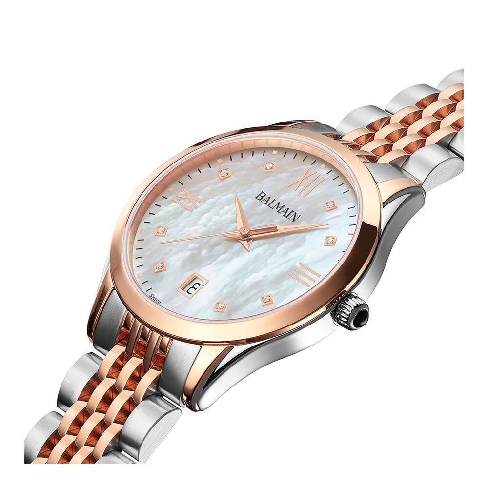 Balmain Women Lady Round White Watches