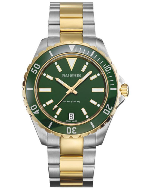 Balmain Men Ophrys Round Green Watches
