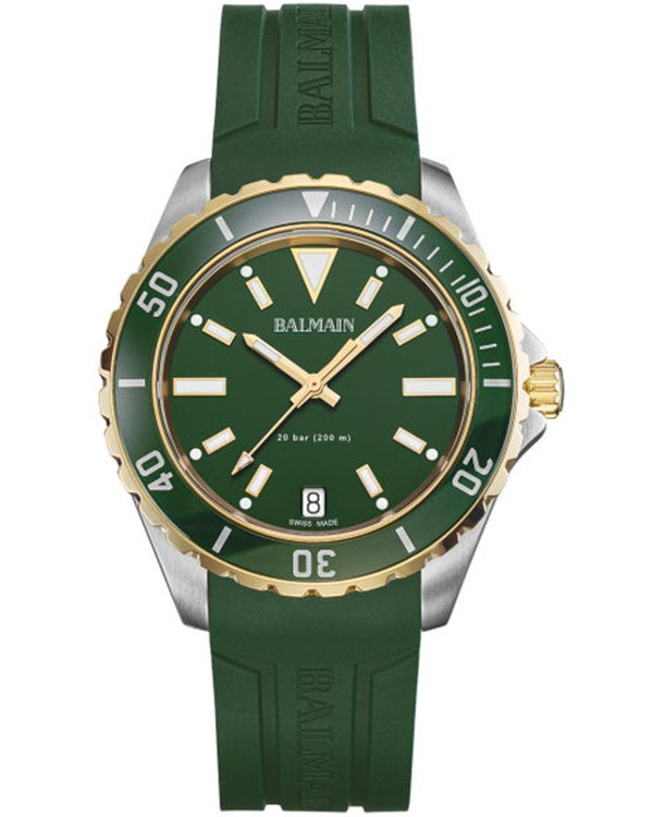 Balmain Men Ophrys Round Green Watches