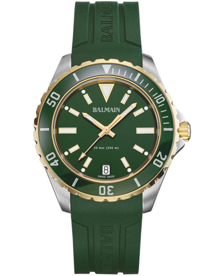 Balmain Men Ophrys Round Green Watches