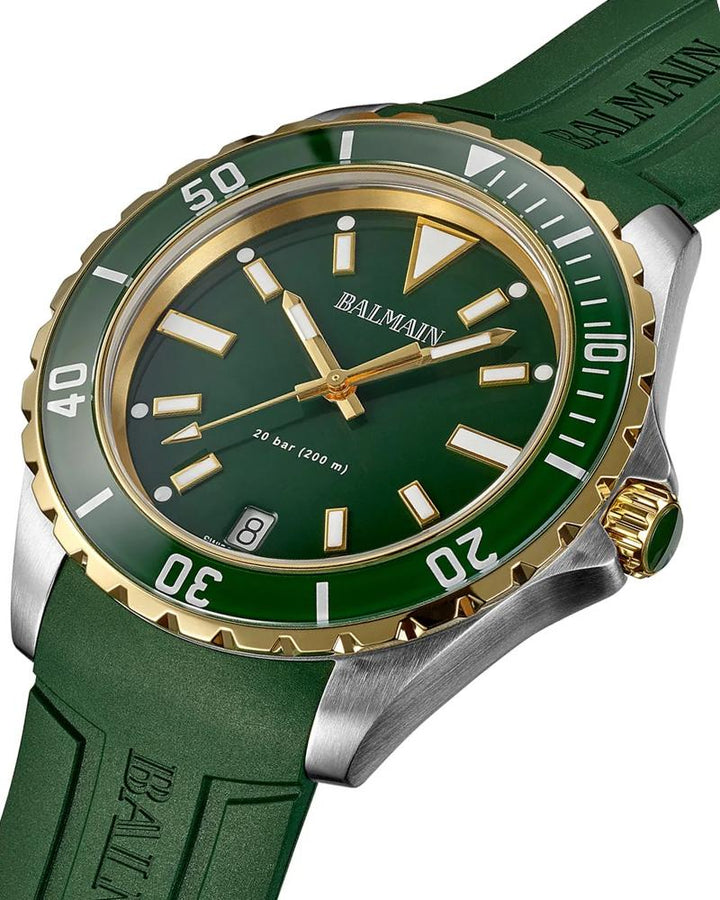 Balmain Men Ophrys Round Green Watches