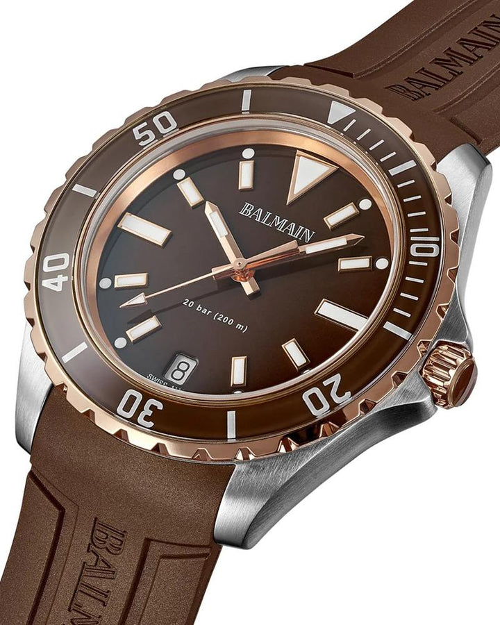 Balmain Men Ophrys Round Brown Watches
