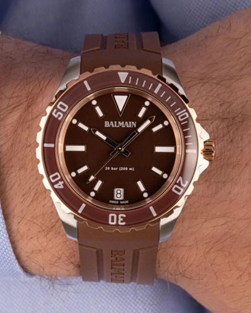 Balmain Men Ophrys Round Brown Watches