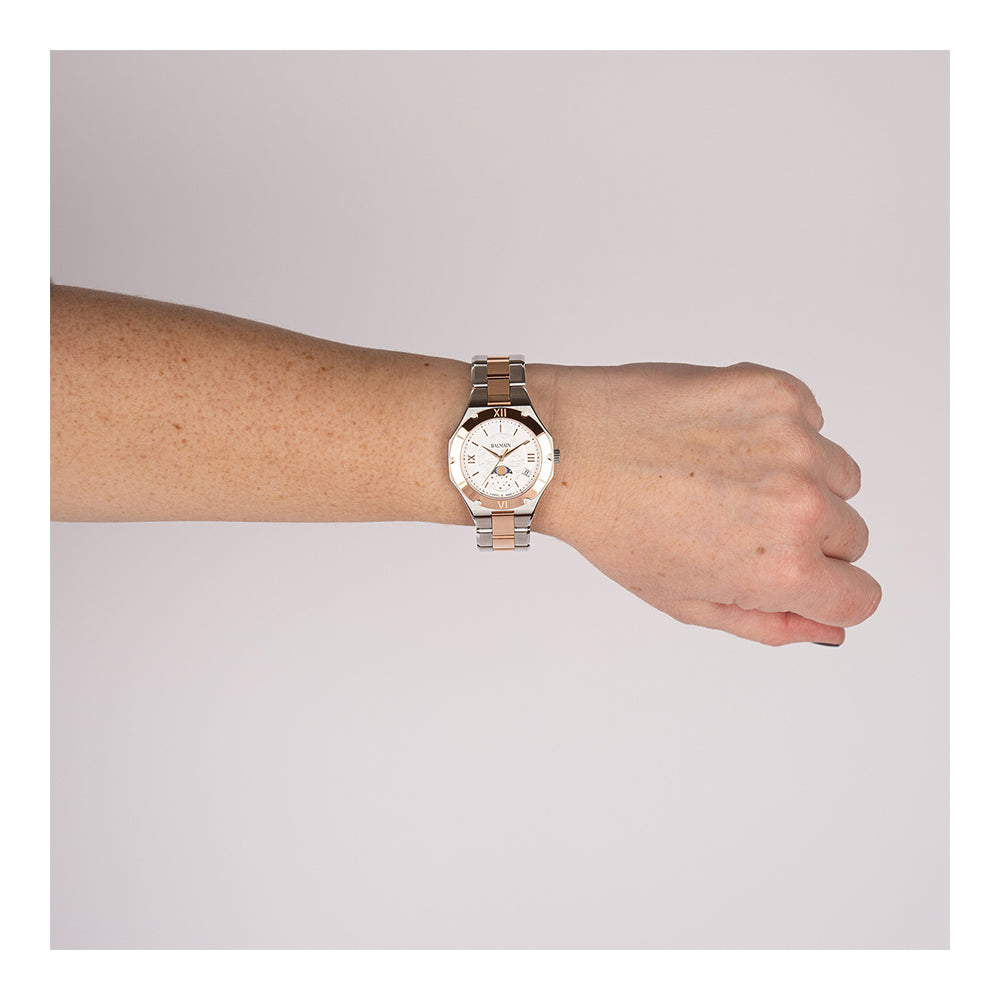 Balmain Women Moonphase Round Silver Watches