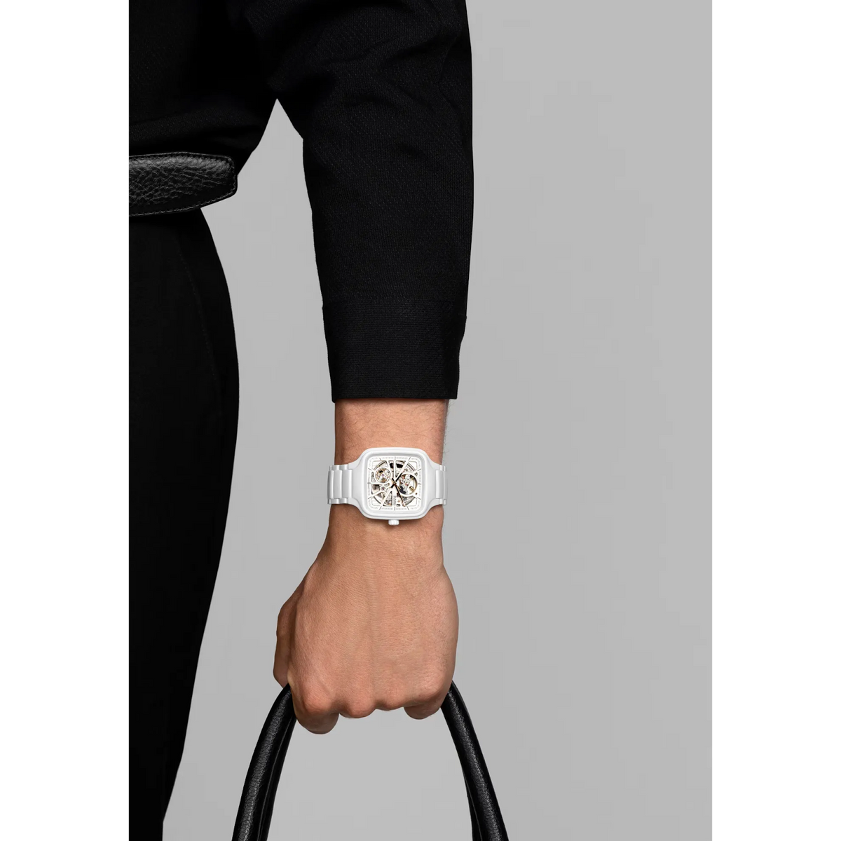 Rado True Square White High-Tech Ceramic for Unisex R27073702