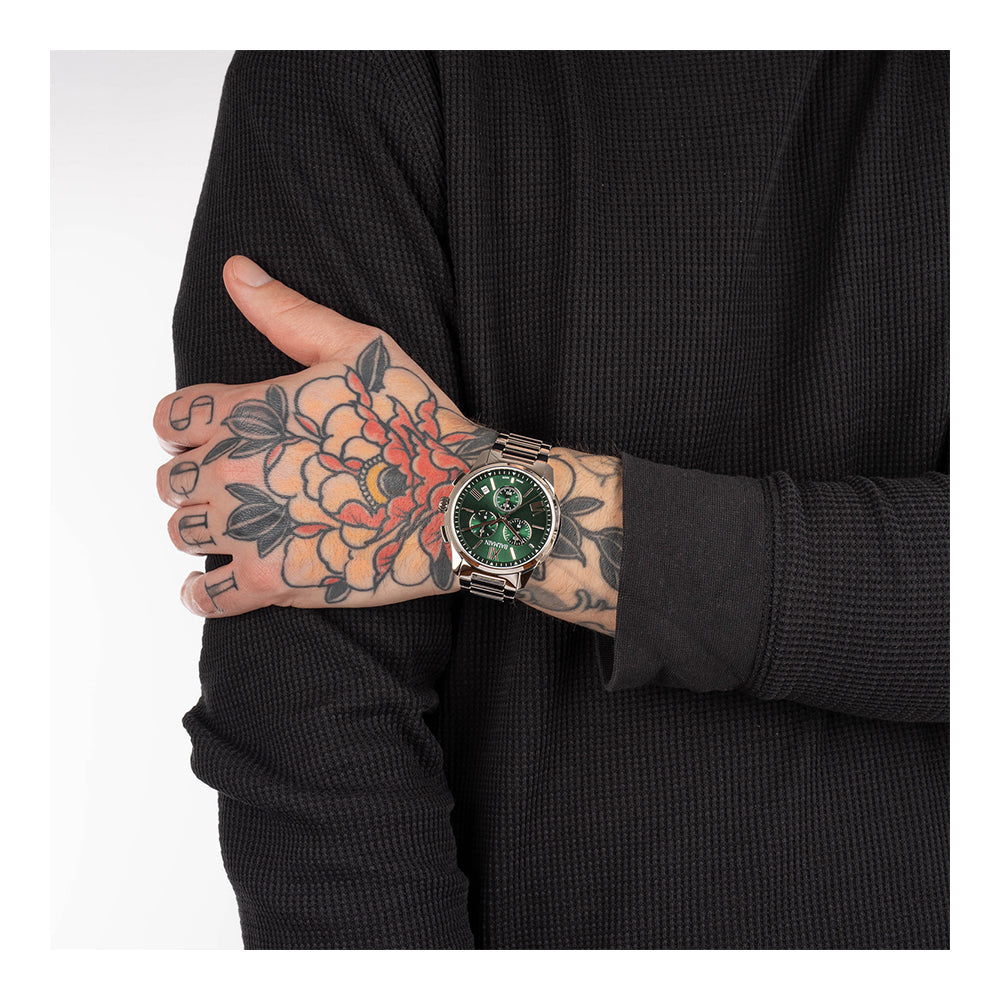 Balmain Men Chrono gent Round Green Watches