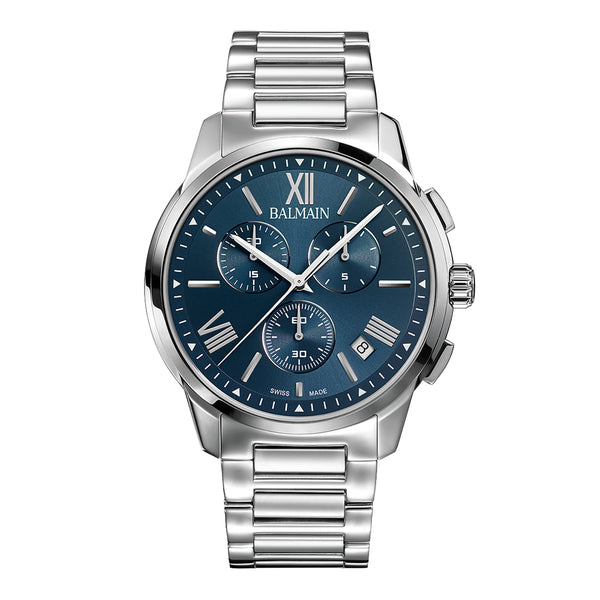 Balmain Men Chrono gent Round Blue Watches