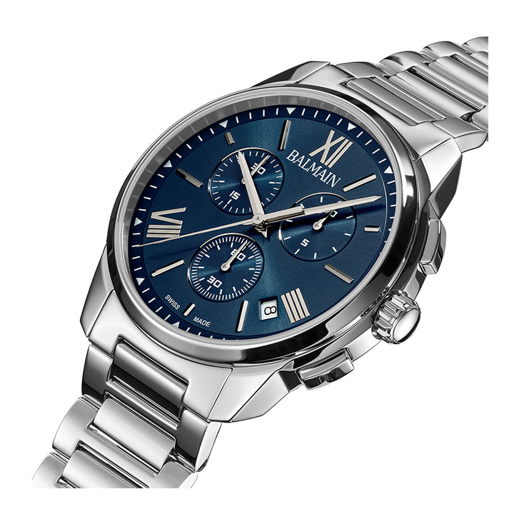 Balmain Men Chrono gent Round Blue Watches