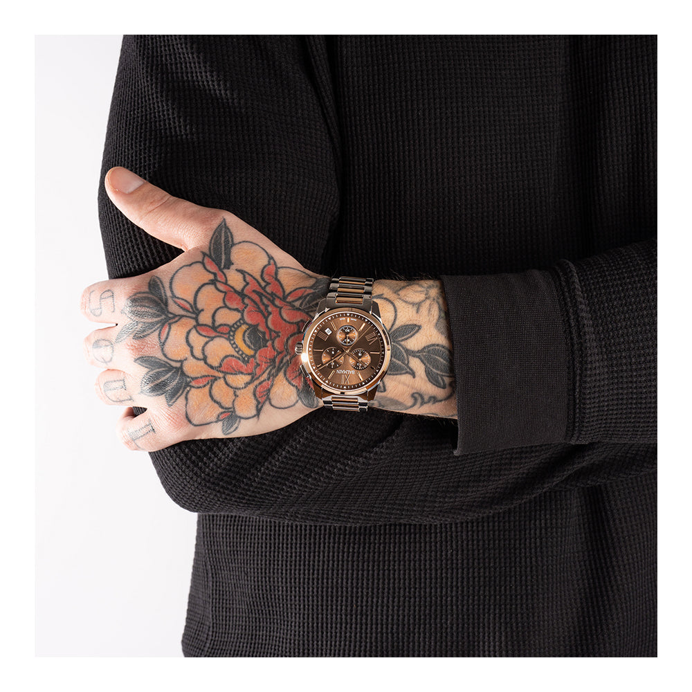 Balmain Men Chrono gent Round Brown Watches