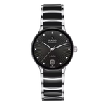 Rado Centrix Stainless Steel with Rose Gold & High-Tech Ceramic for Unisex R30031742