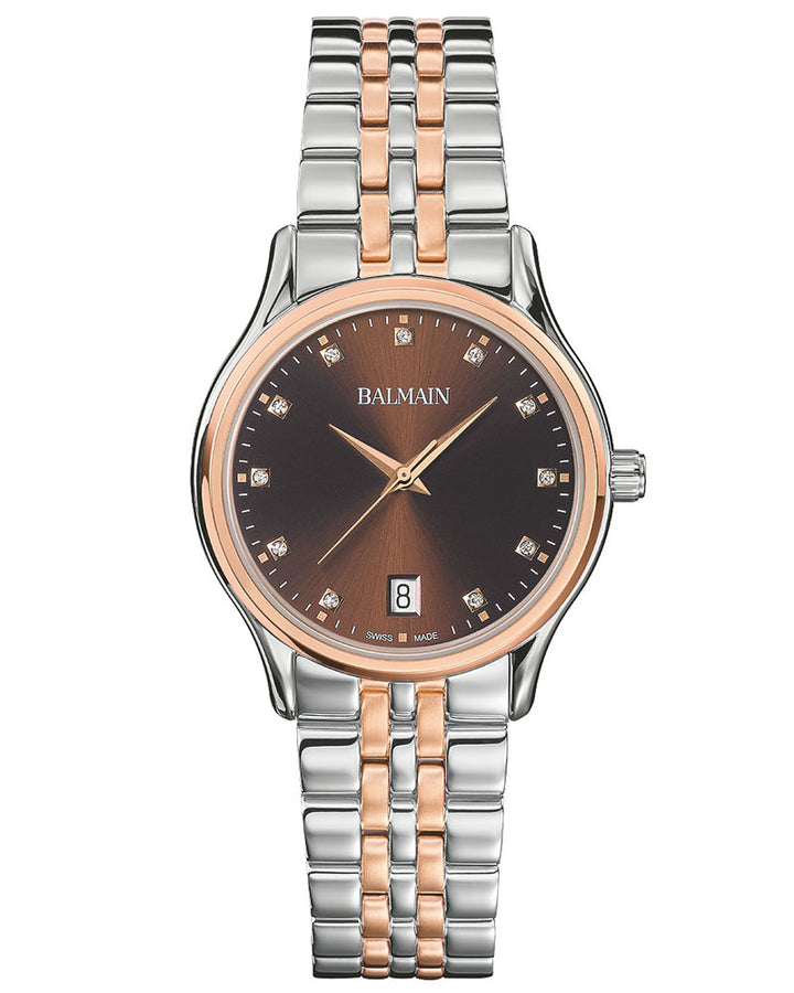 Balmain Women Beleganza Round Brown Watches