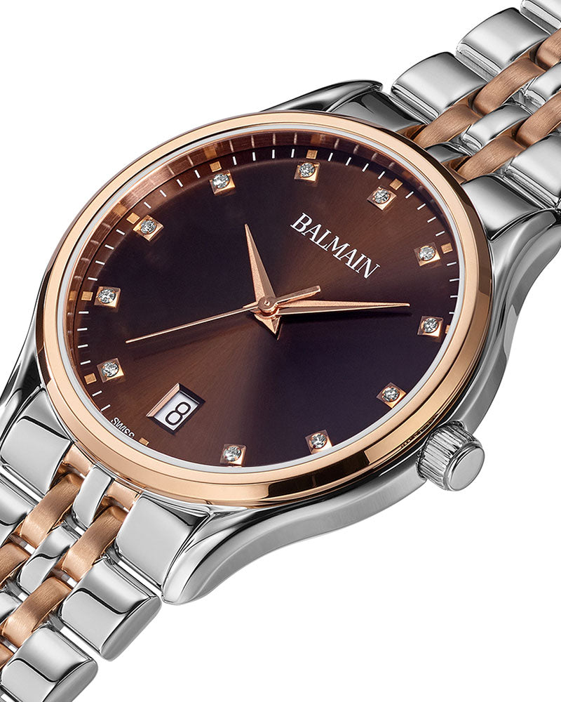 Balmain Women Beleganza Round Brown Watches
