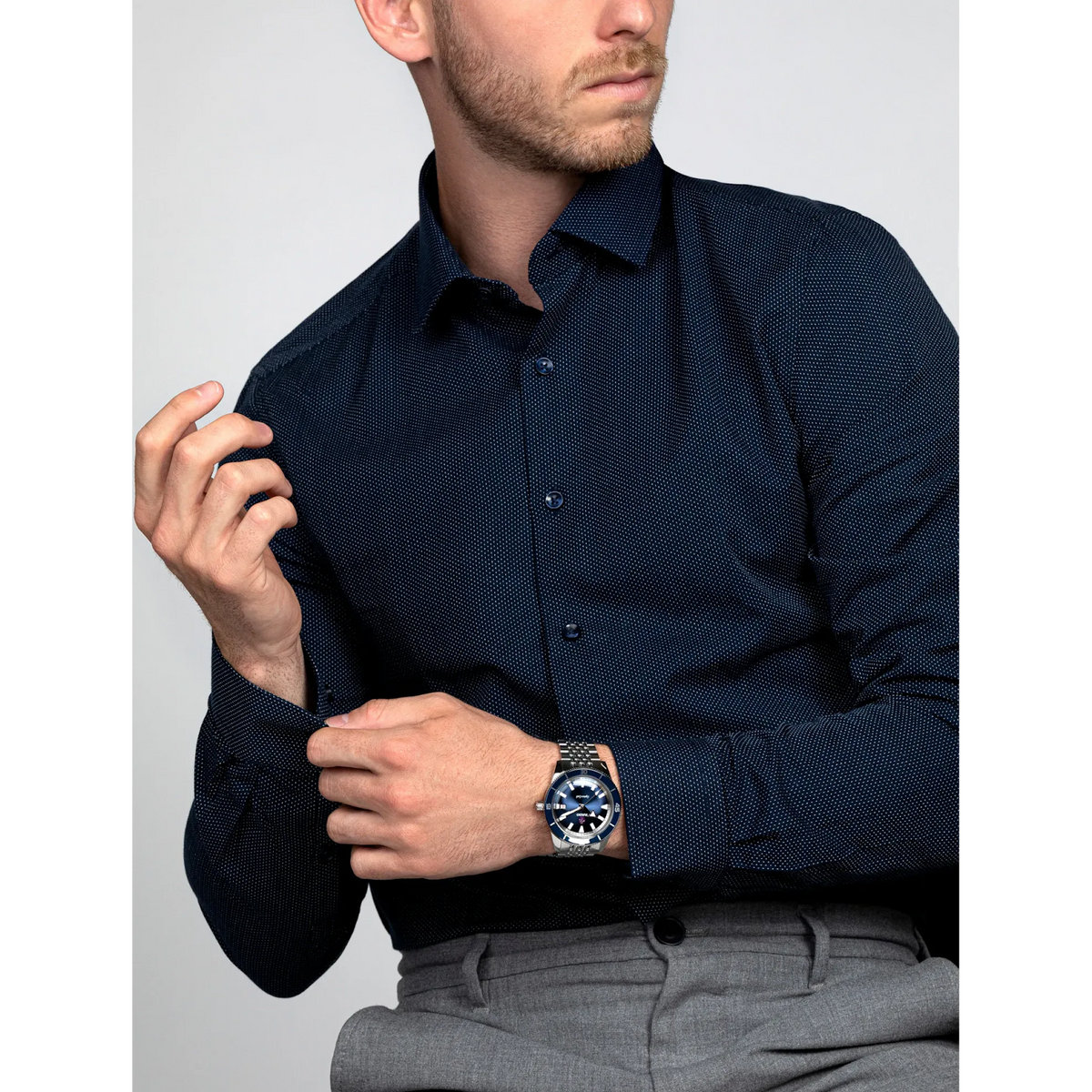 Rado Captain Cook Stainless Steel with Black High-Tech Ceramic Rotating Bezel Insert for Men R32505203