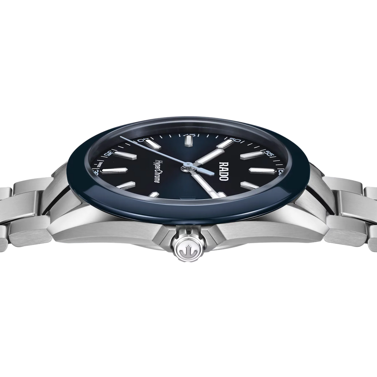 Rado HyperChrome Stainless Steel with Blue High-Tech Ceramic Bezel for Men R32280203