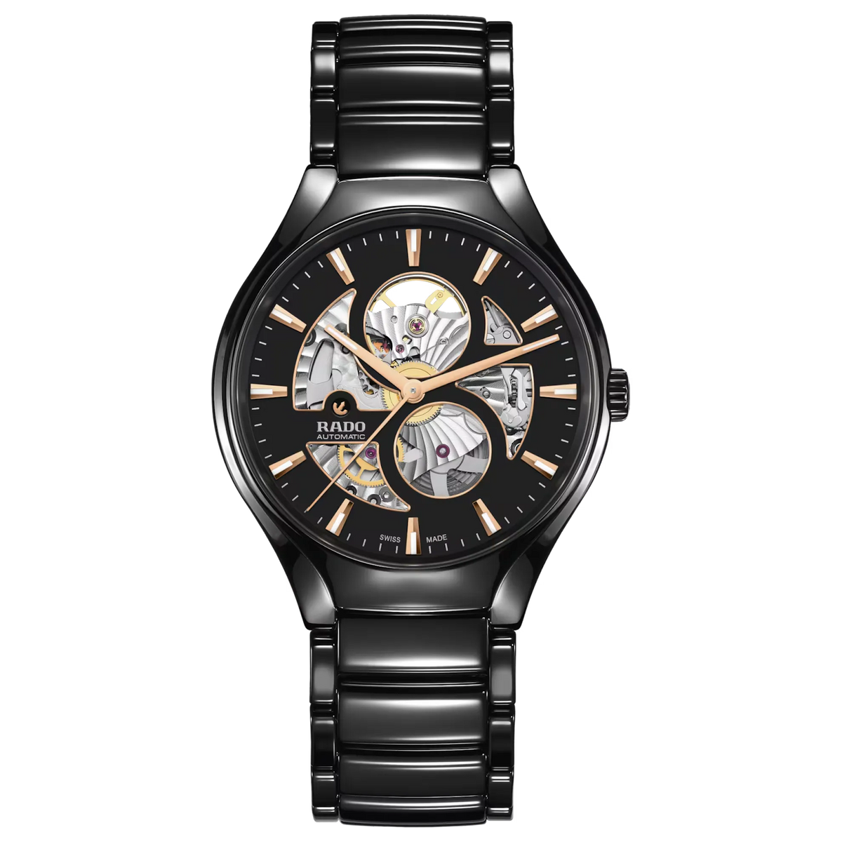 Rado True Round High-Tech Ceramic, Titanium / PVD for Unisex R27107172