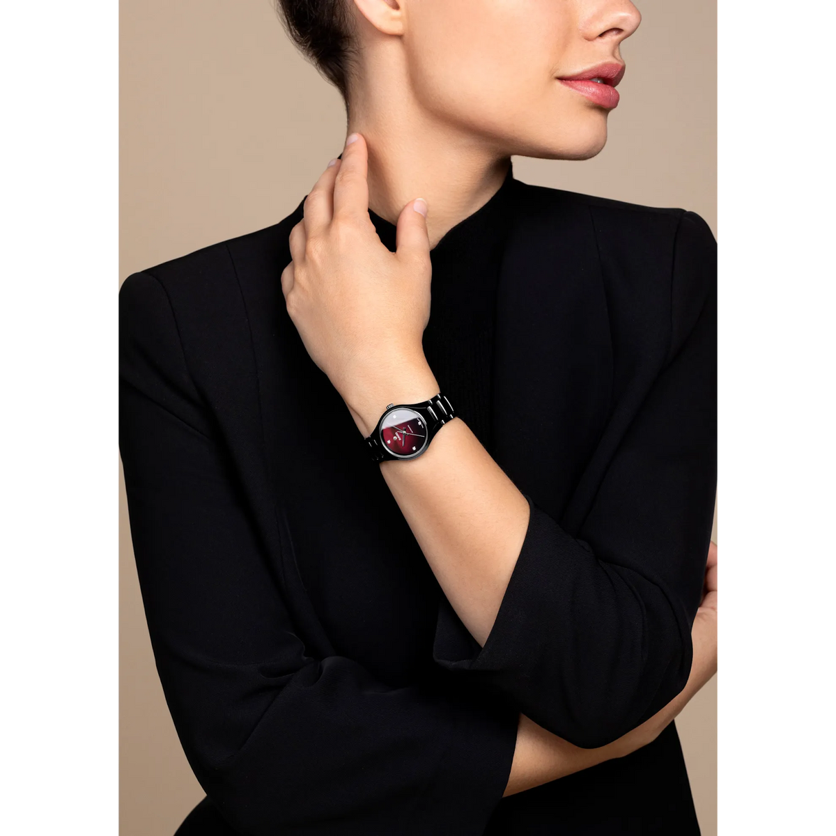 Rado True Round High-Tech Ceramic & Titanium / PVD for Women R27242742