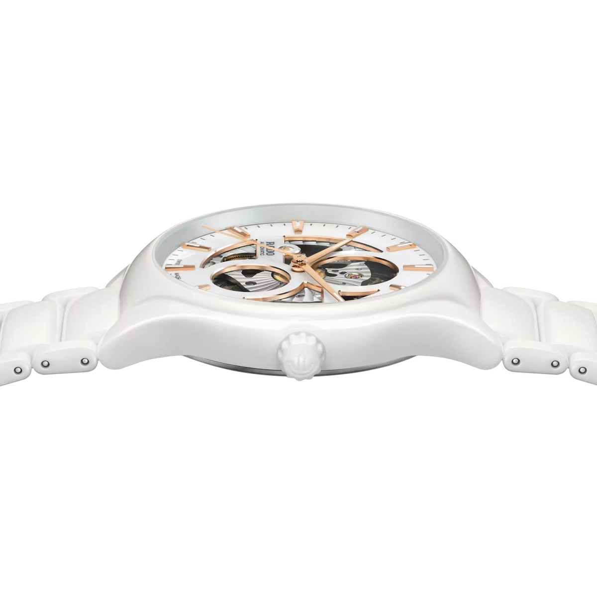 Rado True Round White High-Tech Ceramic for Unisex R27115012