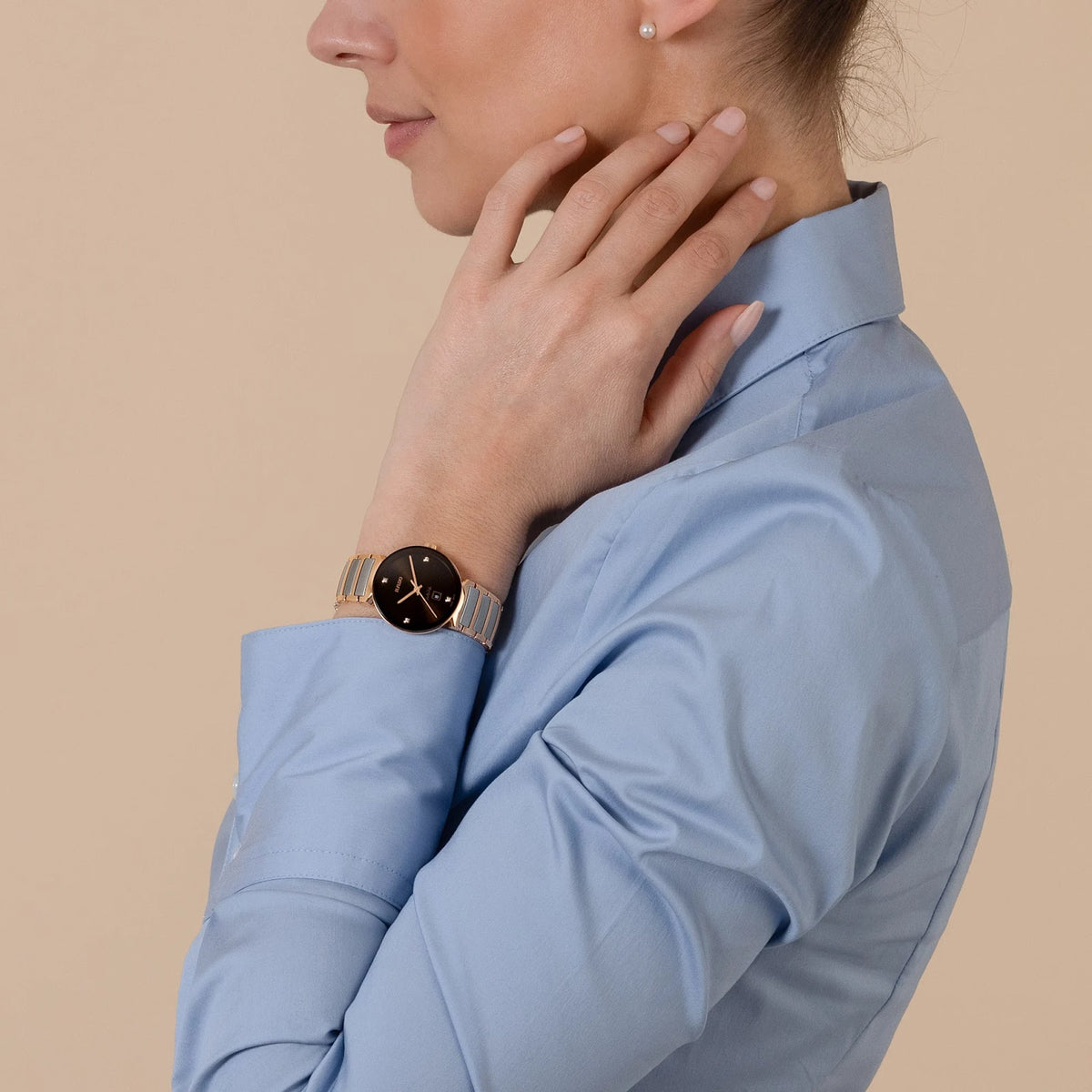 Rado Florence Stainless Steel Rose Gold for Women R48919703