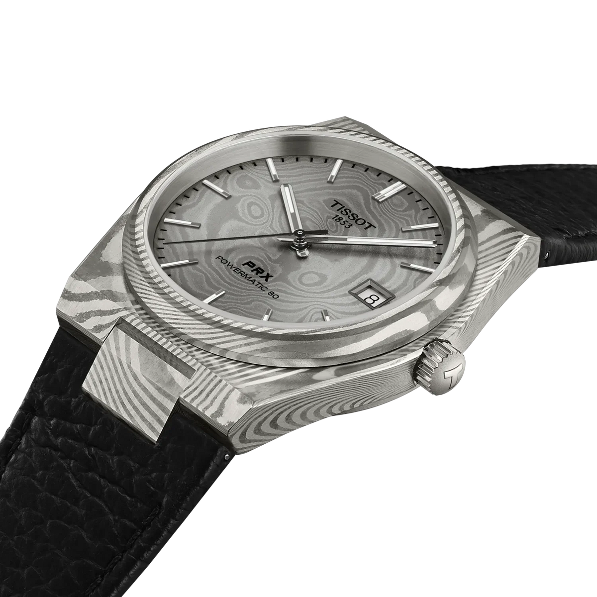 Tissot PRX Damascus Steel for Unisex T1378079608100