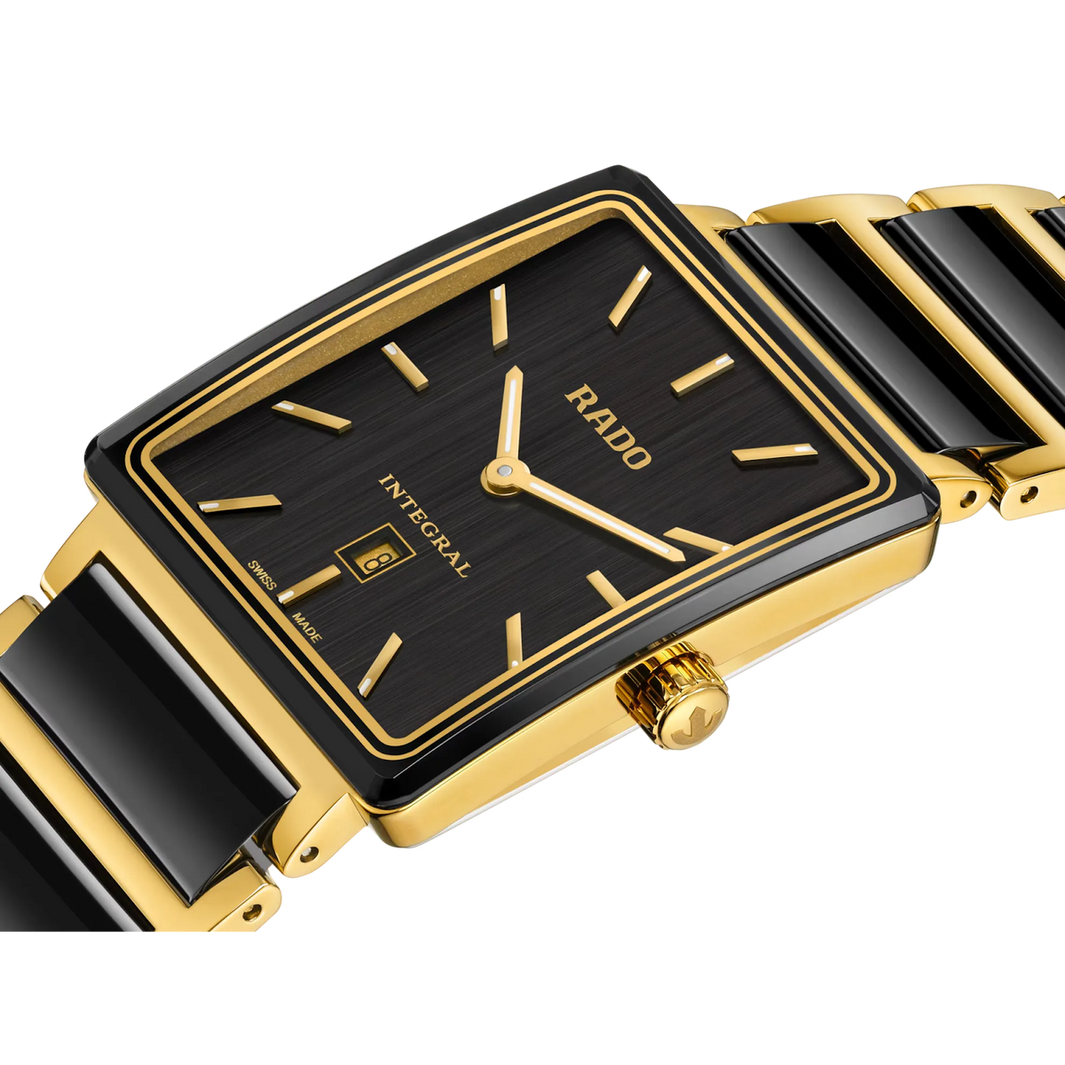 Rado Integral Stainless Steel with Yellow Gold for Unisex R20258162