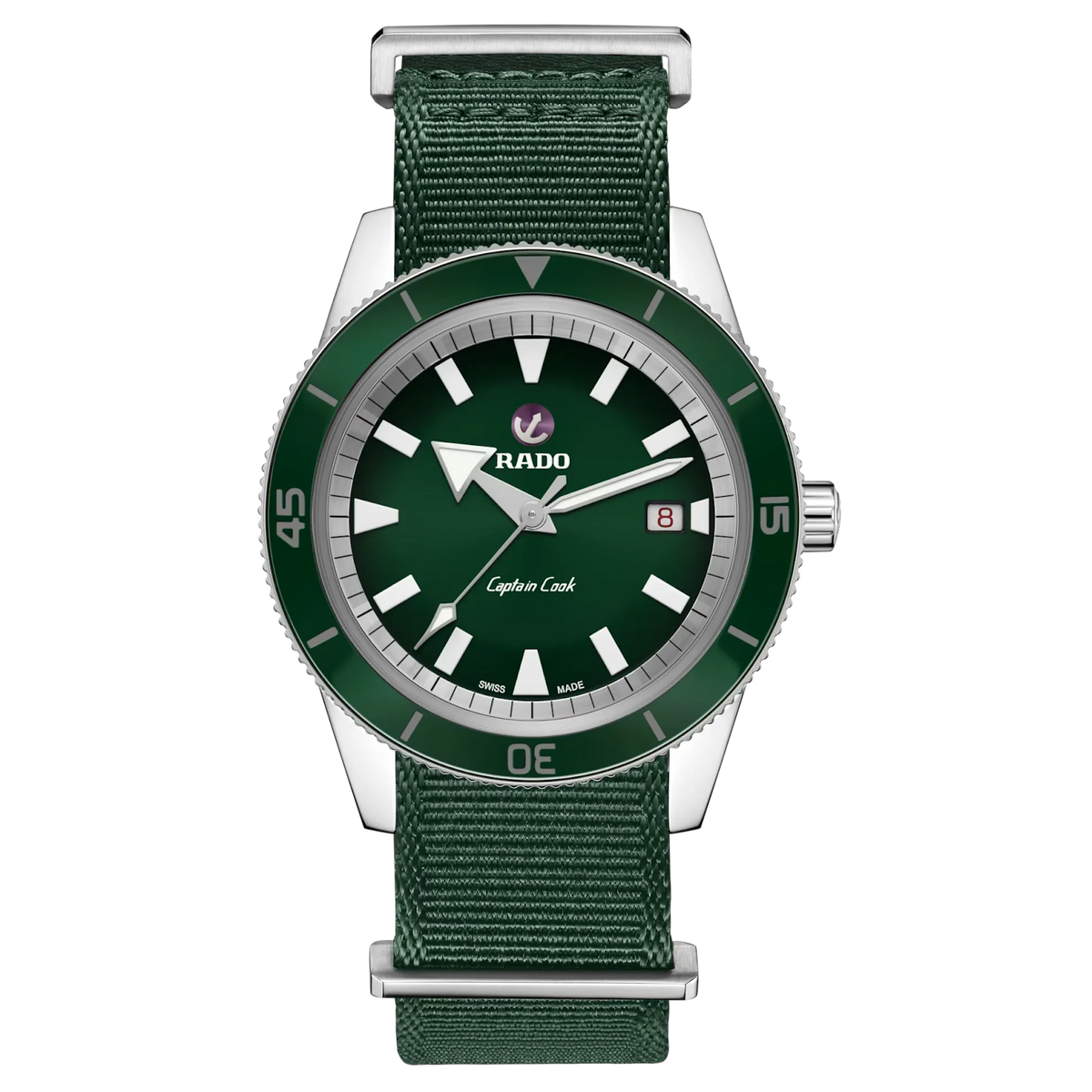 Rado Captain Cook Stainless Steel with Plasma High-Tech Ceramic Rotating Bezel Insert for Men R32505318