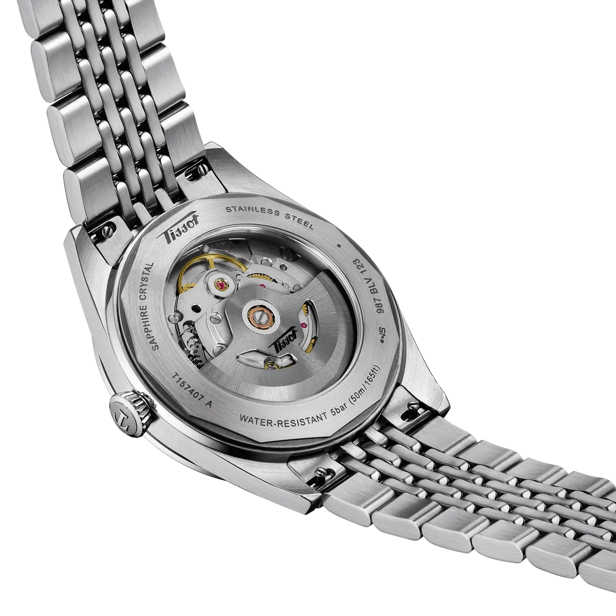 Tissot Visodate 316L stainless steel case for Men T1574071104100