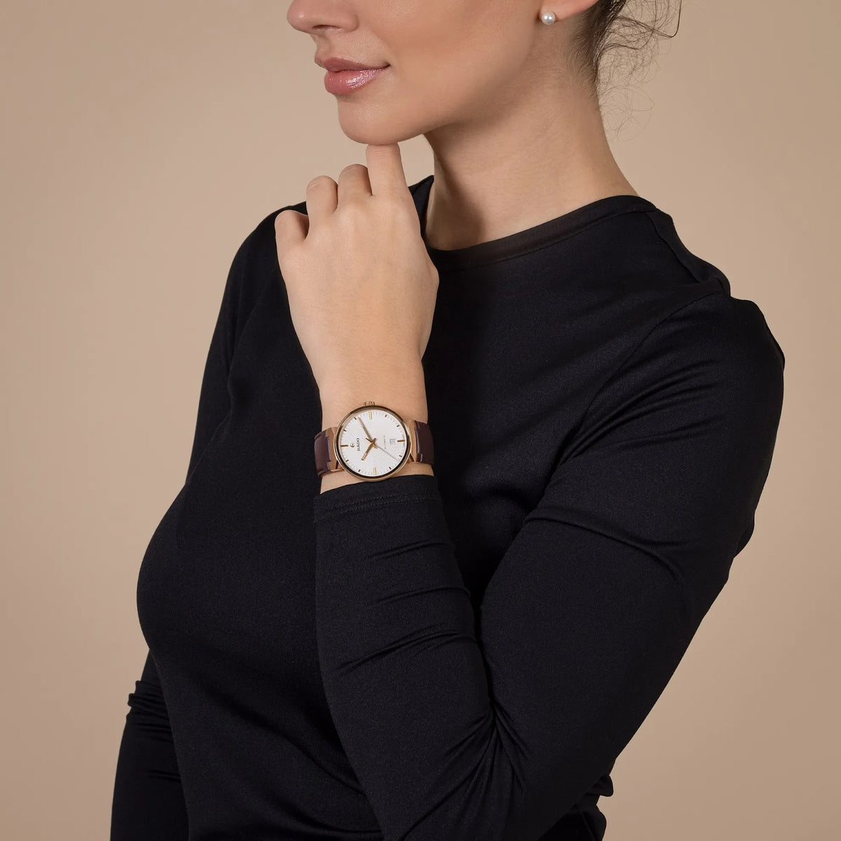 Rado Florence Stainless Steel with Rose Gold PVD for Unisex R48905015