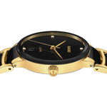 Rado Centrix Stainless Steel with Yellow Gold PVD for Women R30039712