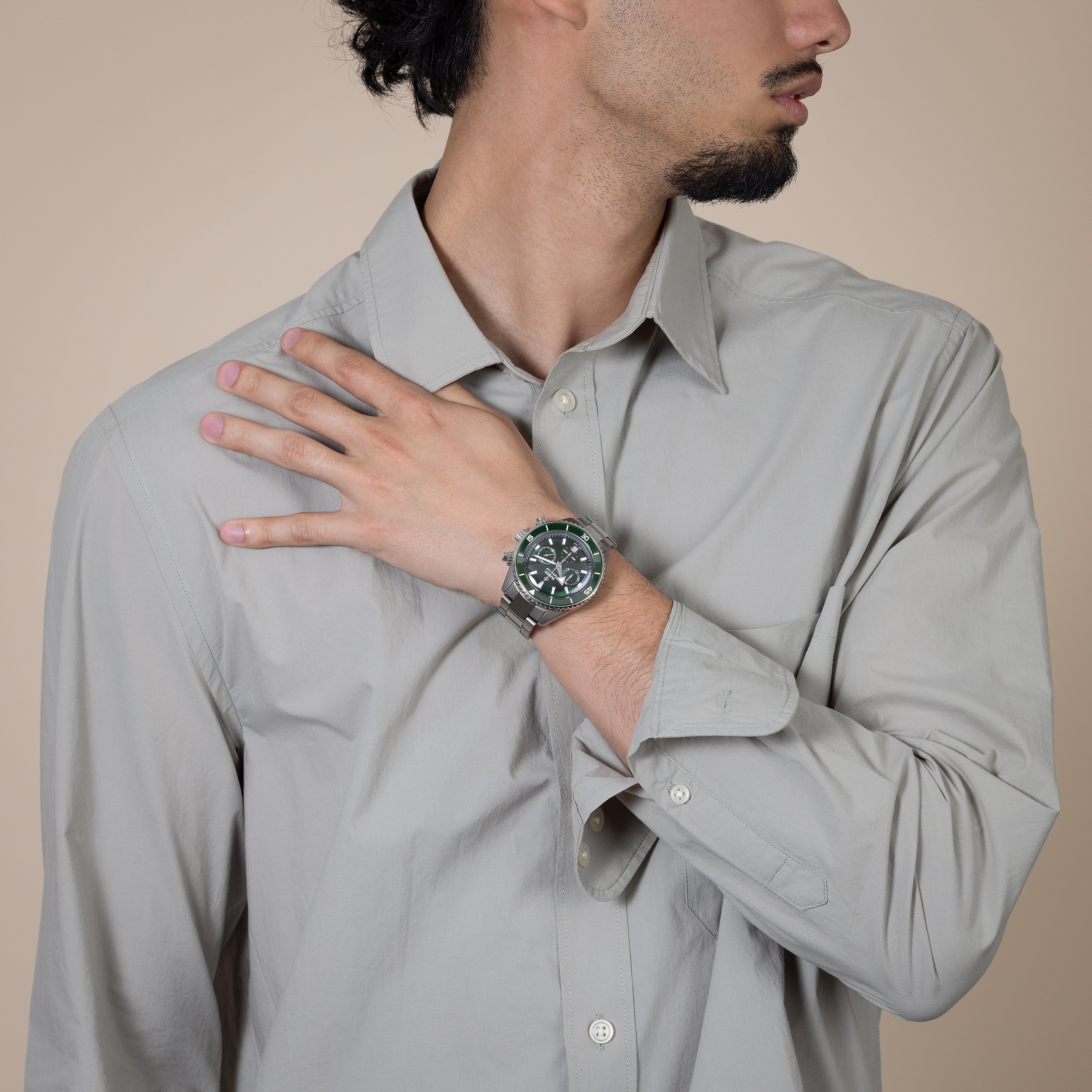 Captain Cook High-Tech Ceramic Automatic Chronograph