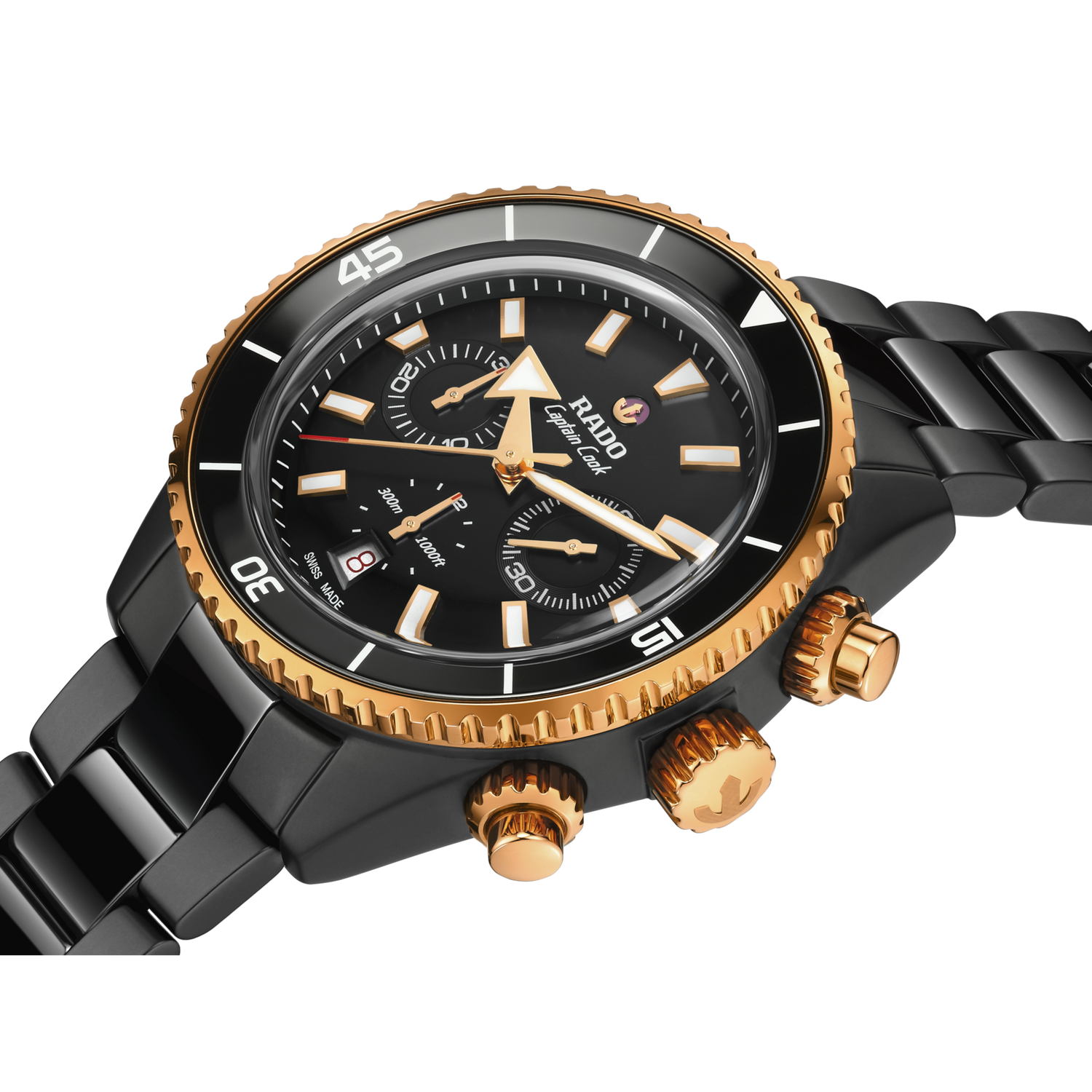 Captain Cook High-Tech Ceramic Automatic Chronograph