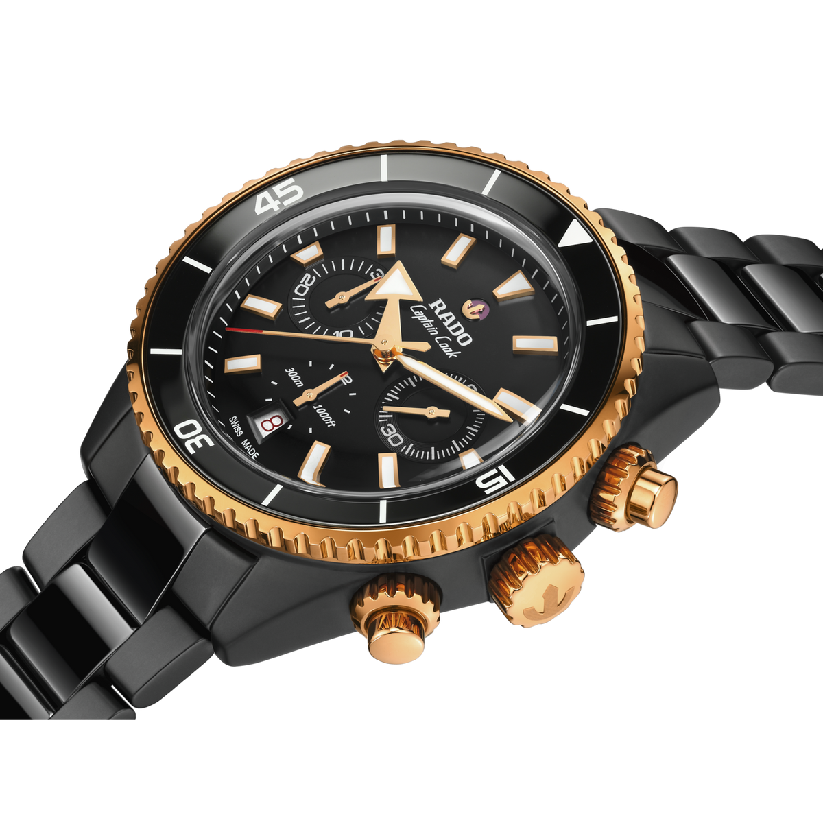 Rado Captain Cook High-Tech Ceramic Automatic Chronograph R32190153