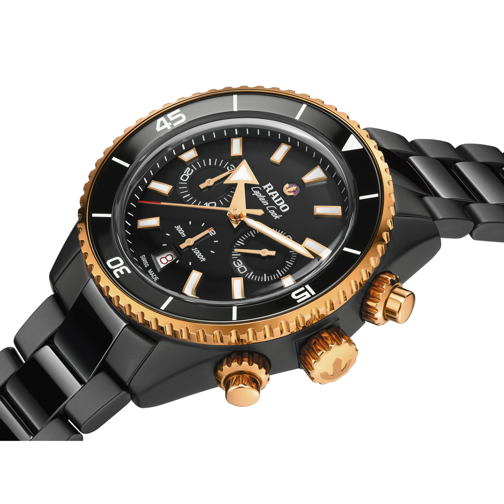 Captain Cook High-Tech Ceramic Automatic Chronograph