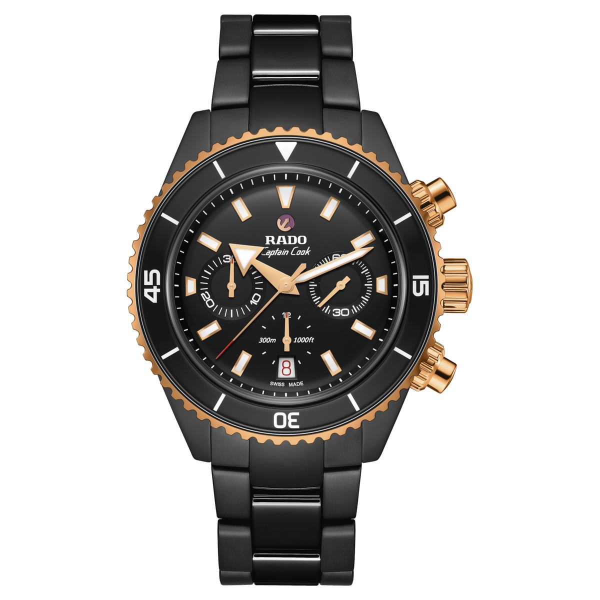 Rado Captain Cook High-Tech Ceramic Automatic Chronograph R32190153