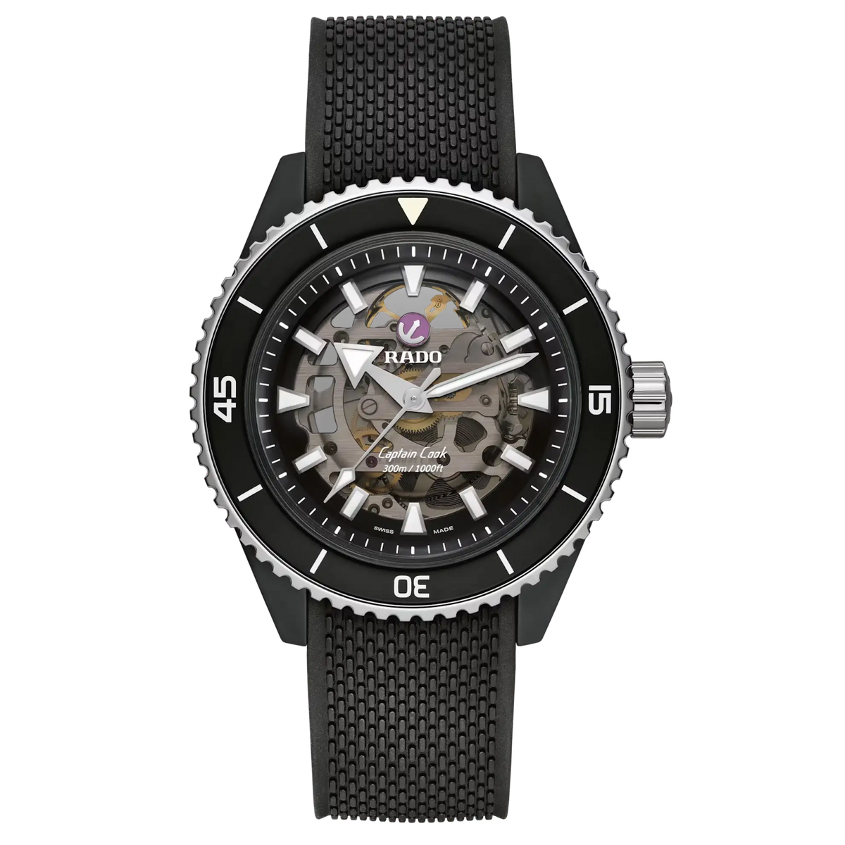 Rado Captain Cook High-Tech Ceramic & Stainless Steel for Unisex R32129168