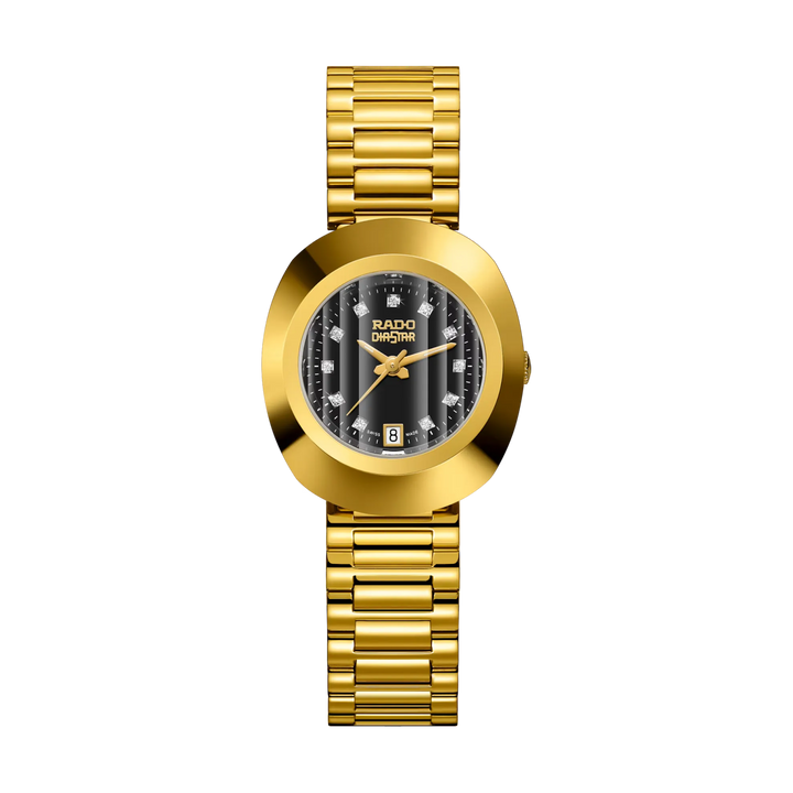 Rado DiaStar Original CVD-Coated Hardmetal, Stainless Steel & Yellow Gold for Women R12306313