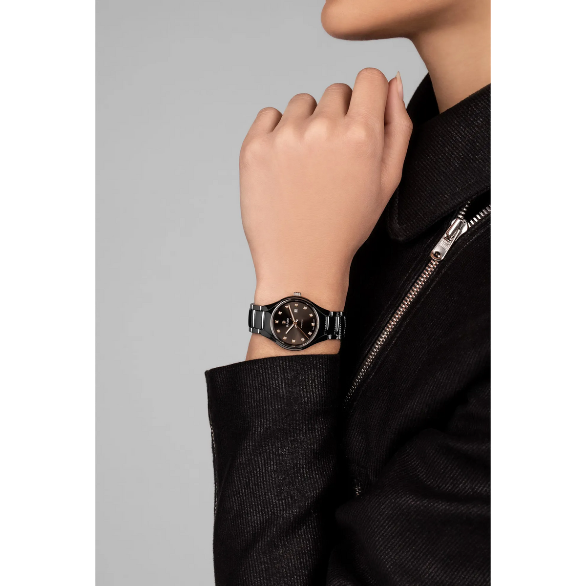 Rado True Round Plasma High-Tech Ceramic & Titanium for Women R27243732