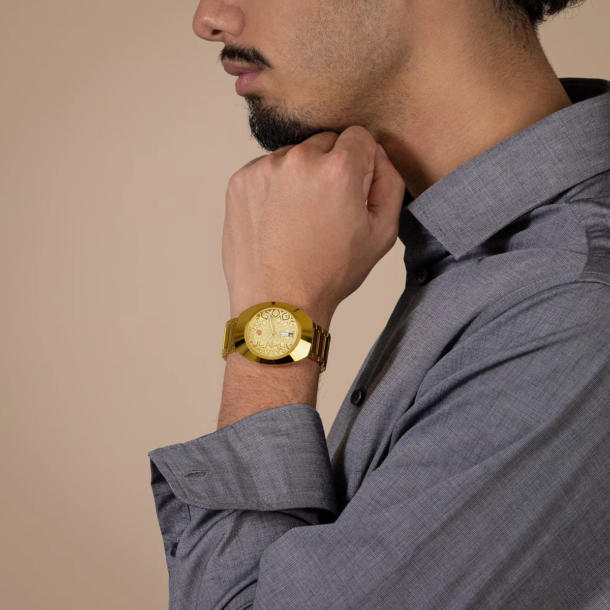 Rado DiaStar Original Yellow Gold PVD Stainless Steel with Ceramos™ Bezel for Men R12161633