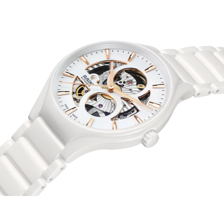 Rado True Round White High-Tech Ceramic for Unisex R27115012