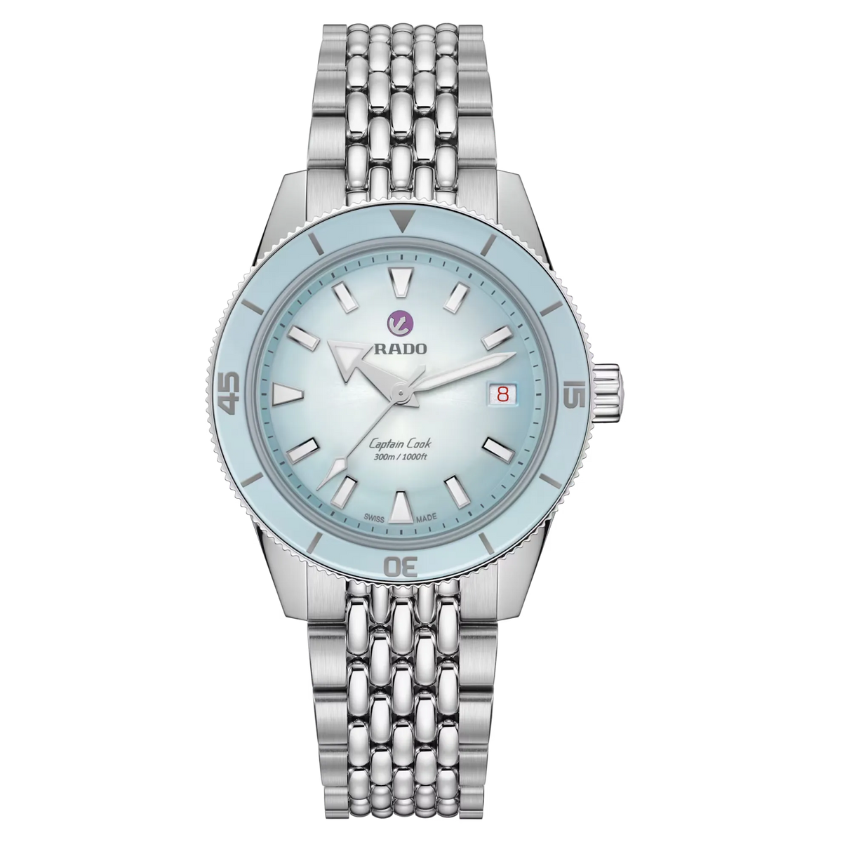 Rado Captain Cook Stainless Steel with Ceramic Bezel for Unisex R32223203