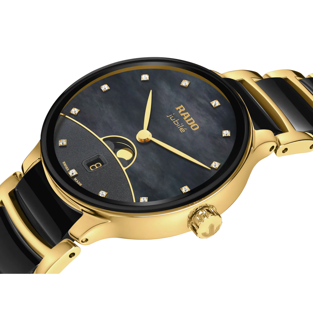Rado Centrix Stainless Steel with Yellow Gold PVD for Women R30233942