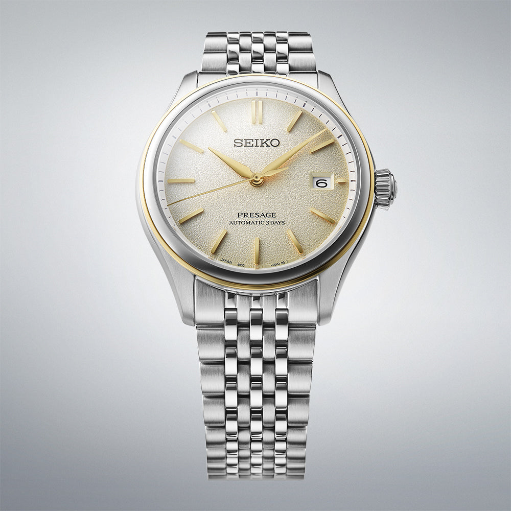Seiko Presage Classic Series in Delicate Cream Silk SPB478J1