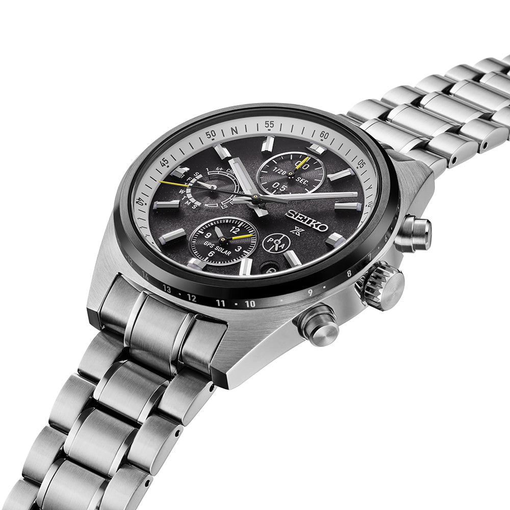Seiko Prospex GPS Solar Chronograph Speedtimer in Black SSH167J1