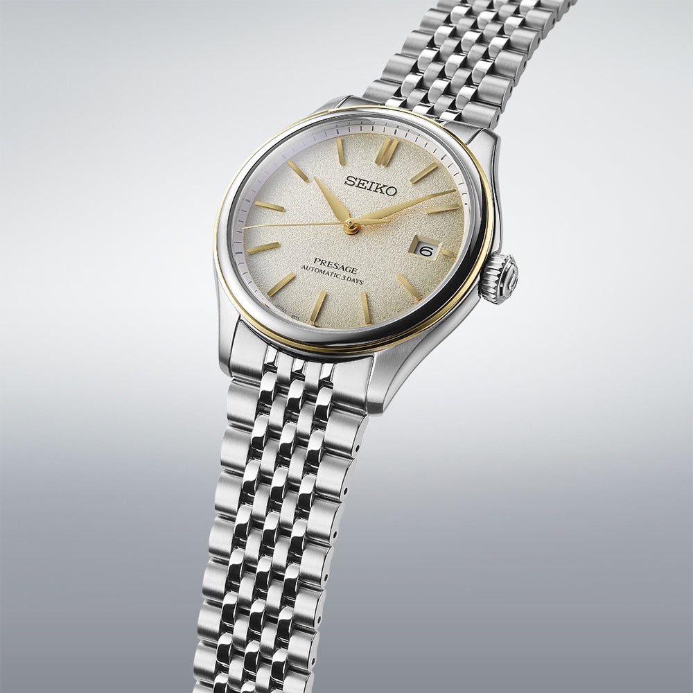 Seiko Presage Classic Series in Delicate Cream Silk SPB478J1