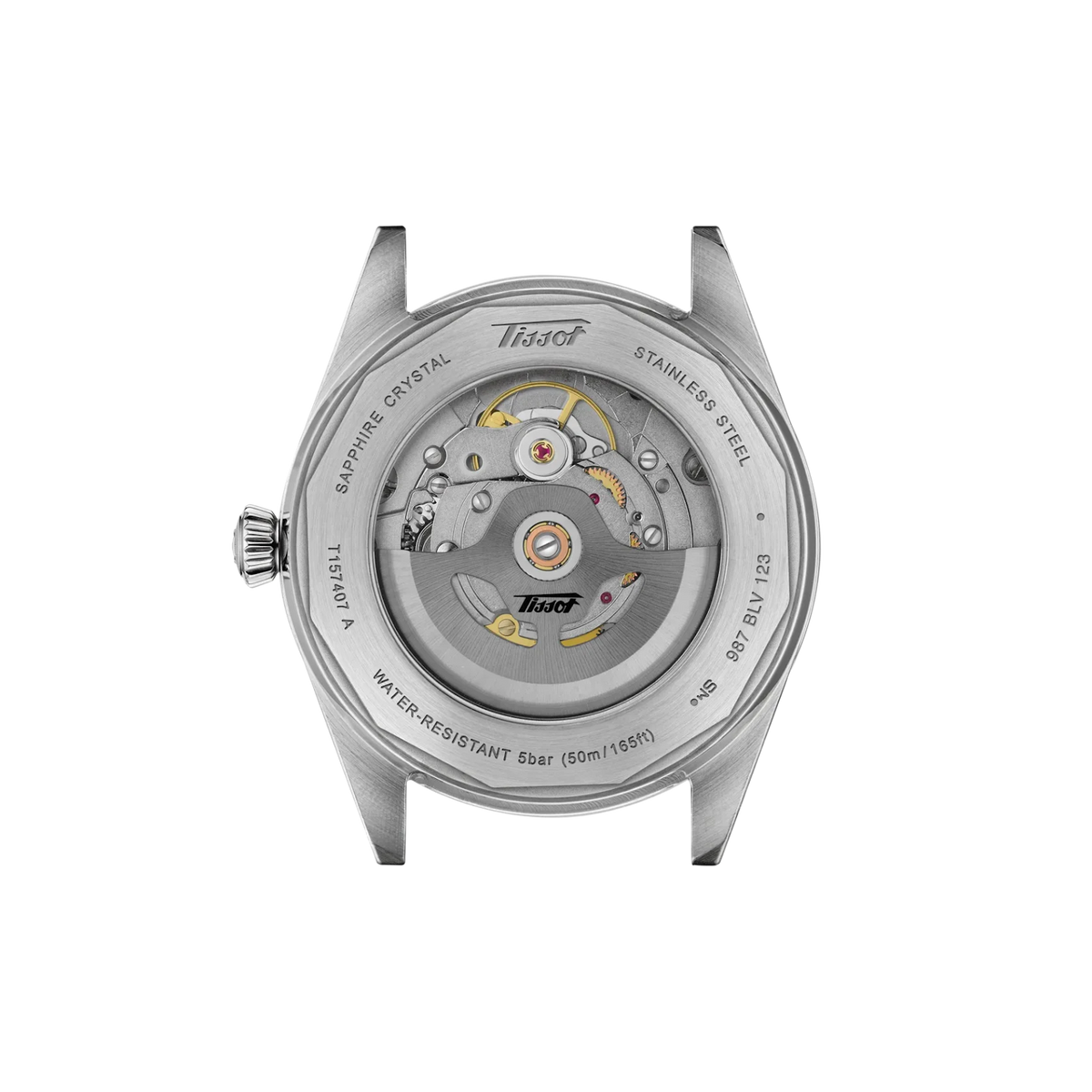 Tissot Visodate 316L stainless steel case for Men T1574071104100