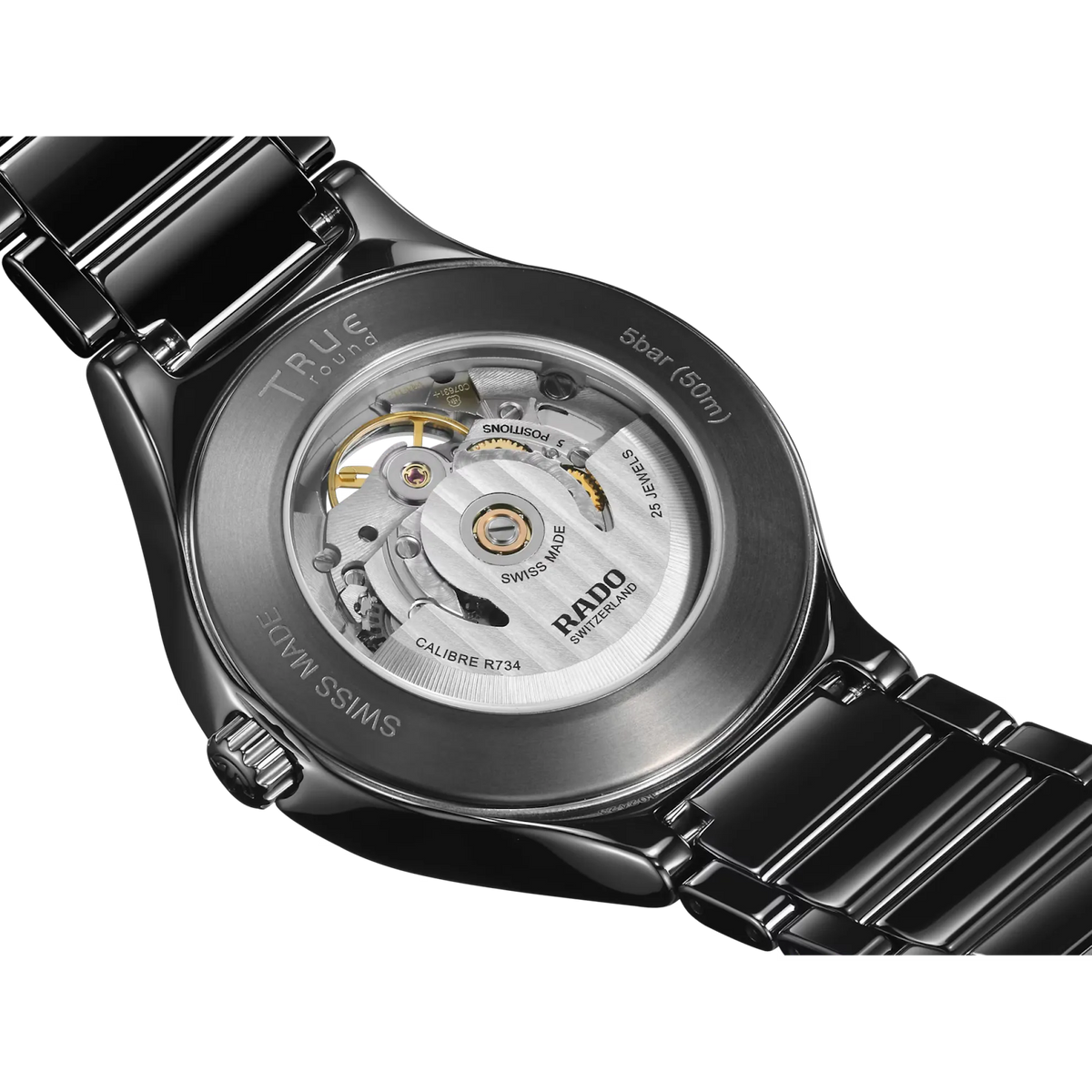 Rado True Round High-Tech Ceramic, Titanium / PVD for Unisex R27107172