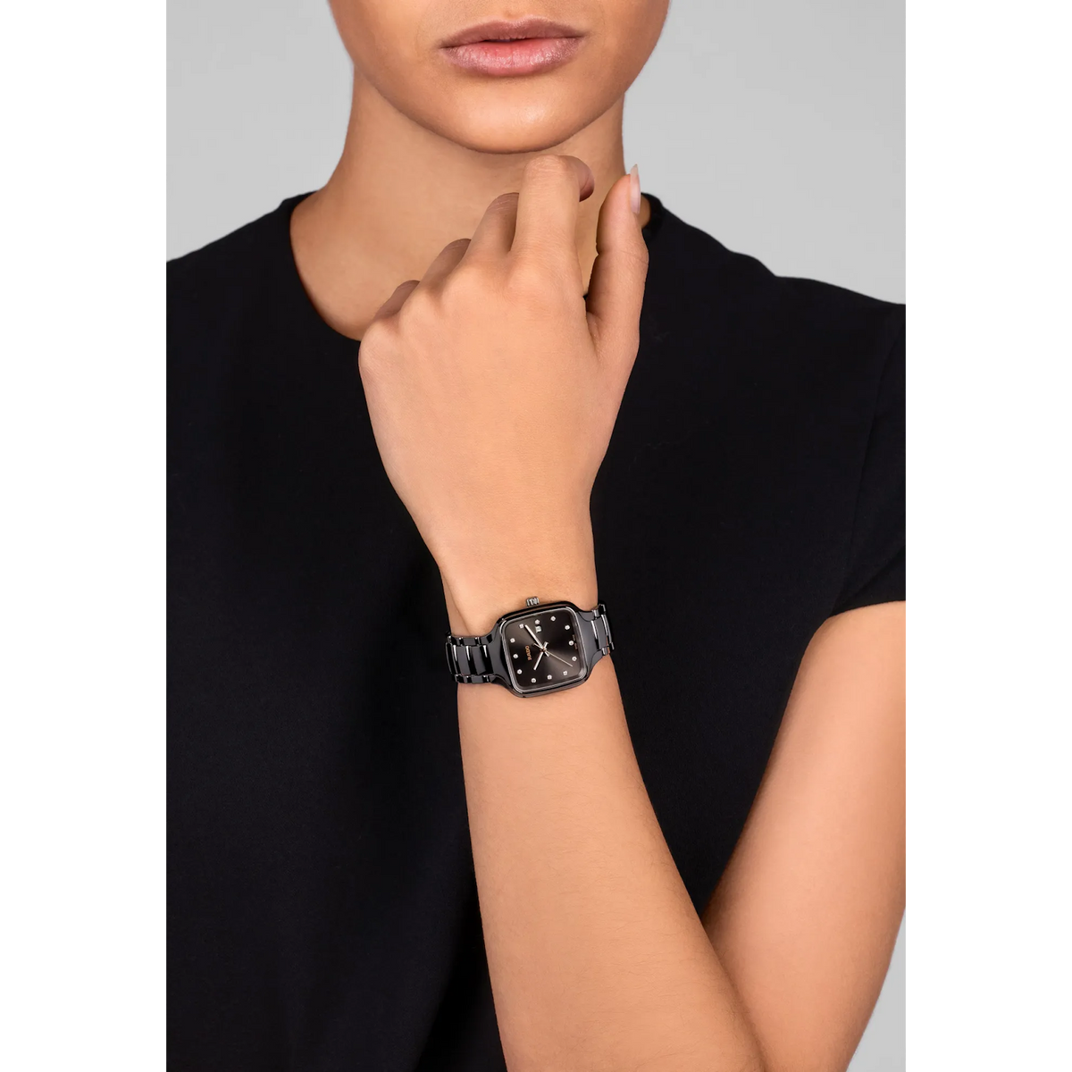 Rado True Square Plasma High-Tech Ceramic & Titanium for Women R27079702