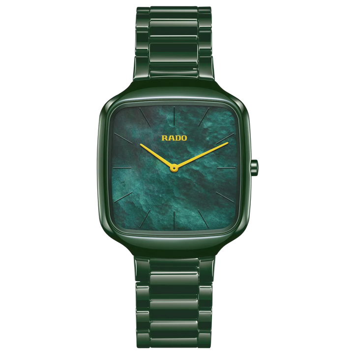 Rado True Square Stainless Steel with Yellow Gold PVD for Men R27047902