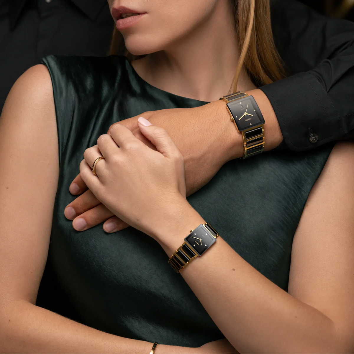 Rado Integral Stainless Steel with Yellow Gold PVD for Women R20252702