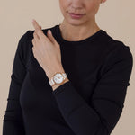 Rado Centrix Stainless Steel with Rose Gold PVD for Women R30232922